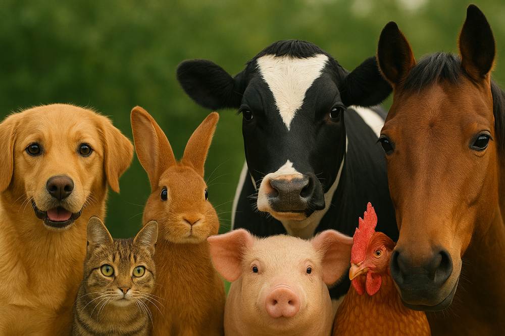 動物好き、動物が好きというのは本当かを問う写真